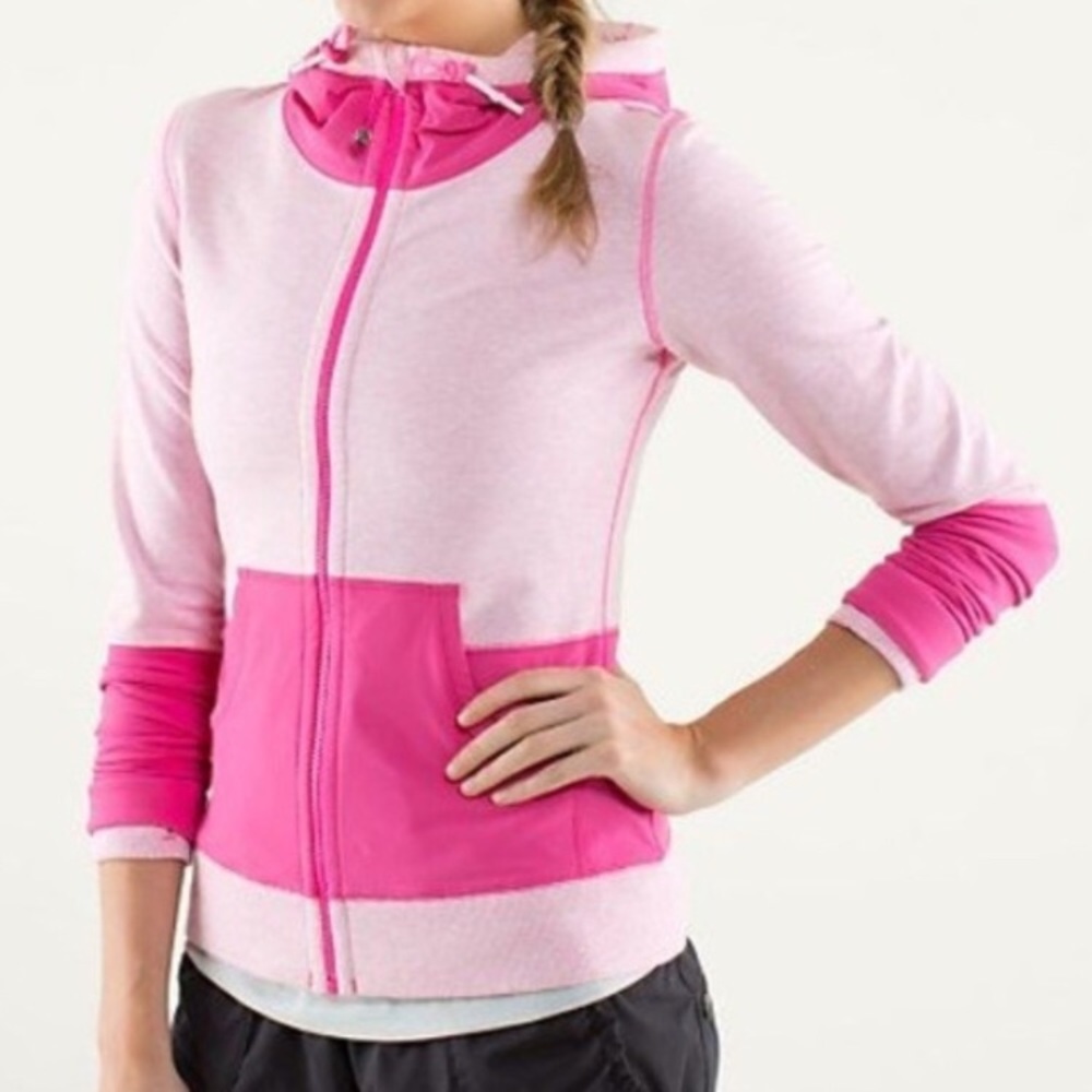 LULULEMON | Pink 🩷 Voyage Hoodie Full Zip